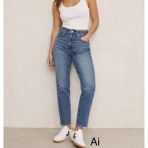 Madewell The Perfect Vintage Jean Women’s Size 27 High-Rise Faded Blue Denim